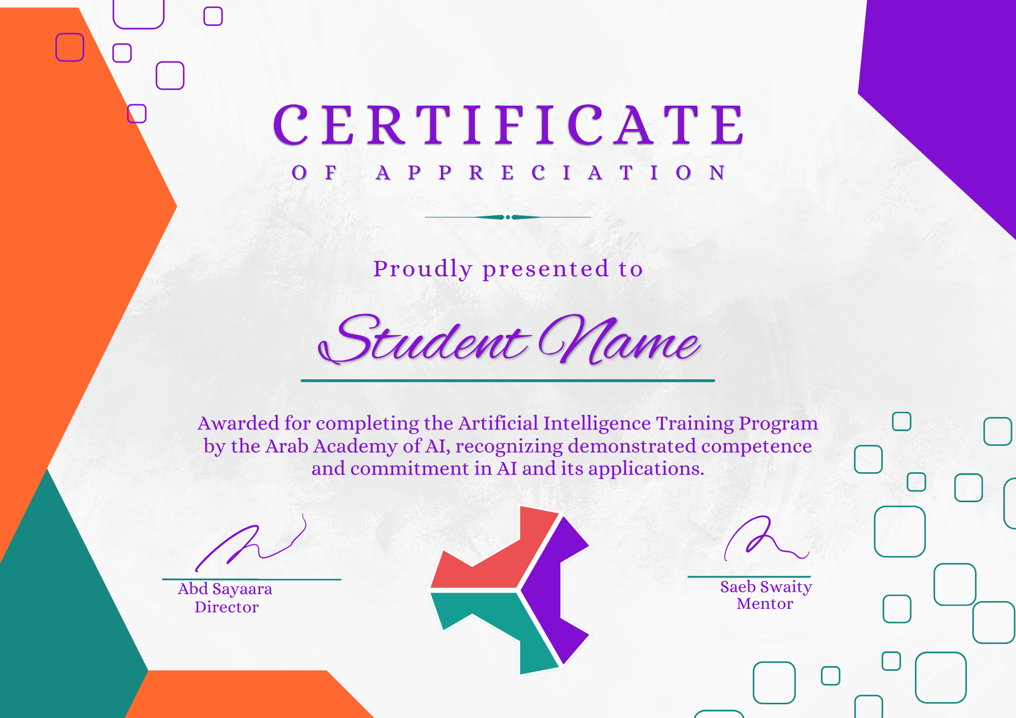 Arab Academy AI Certificate
